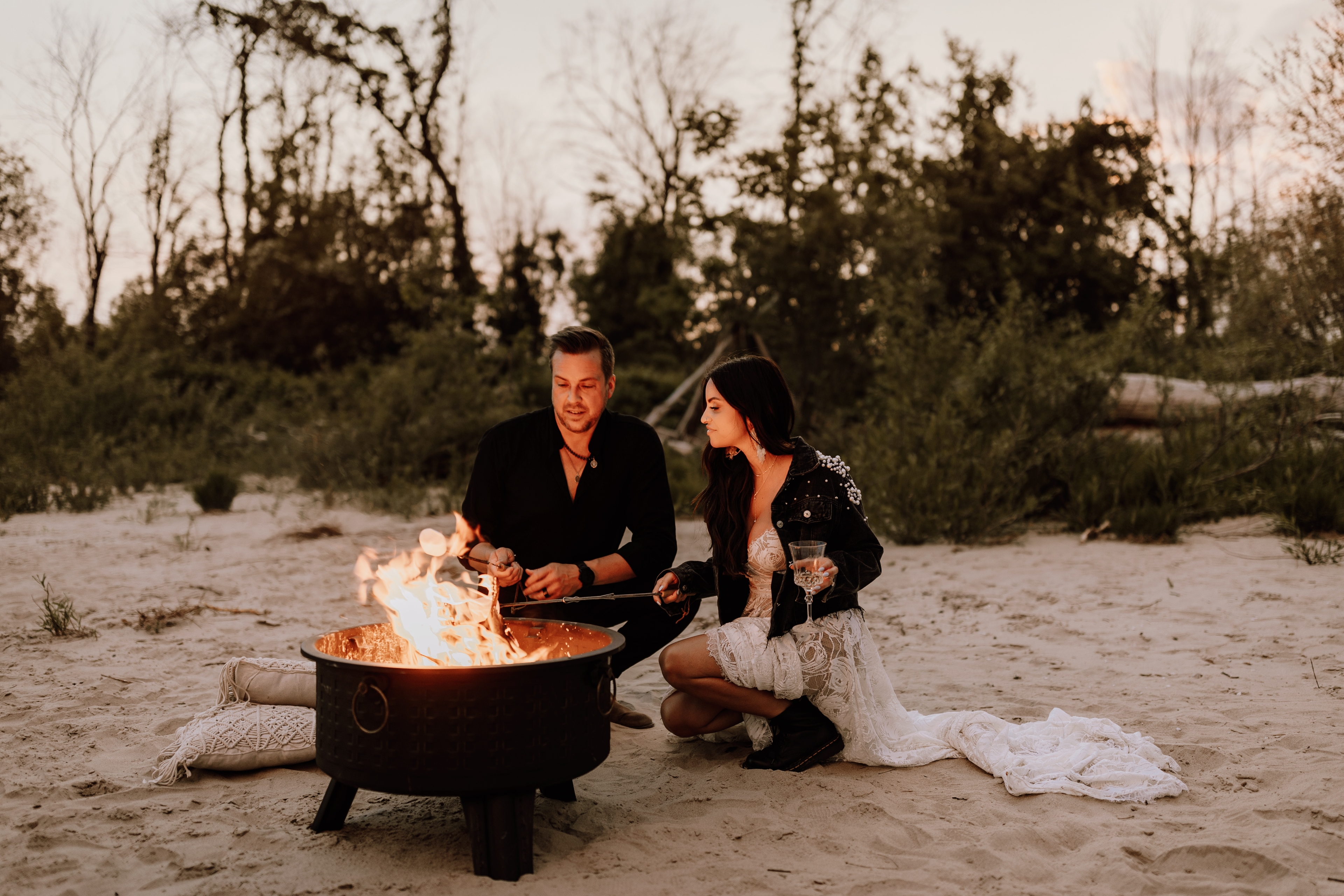 Creating Magic at Sunset: A Unique Beach Content Day for Couples