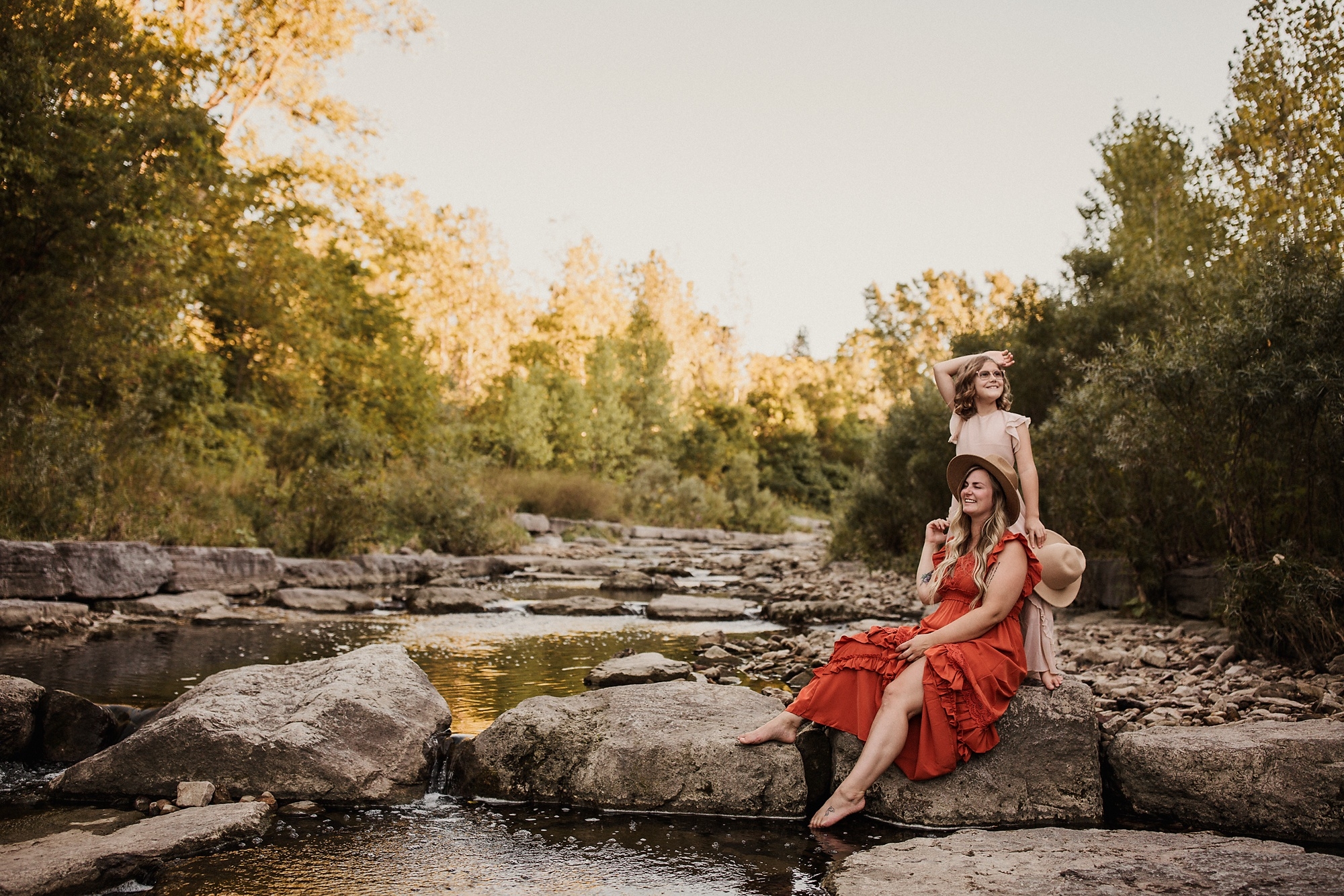 A Summer Creekside Story | Hamilton Family Photographer