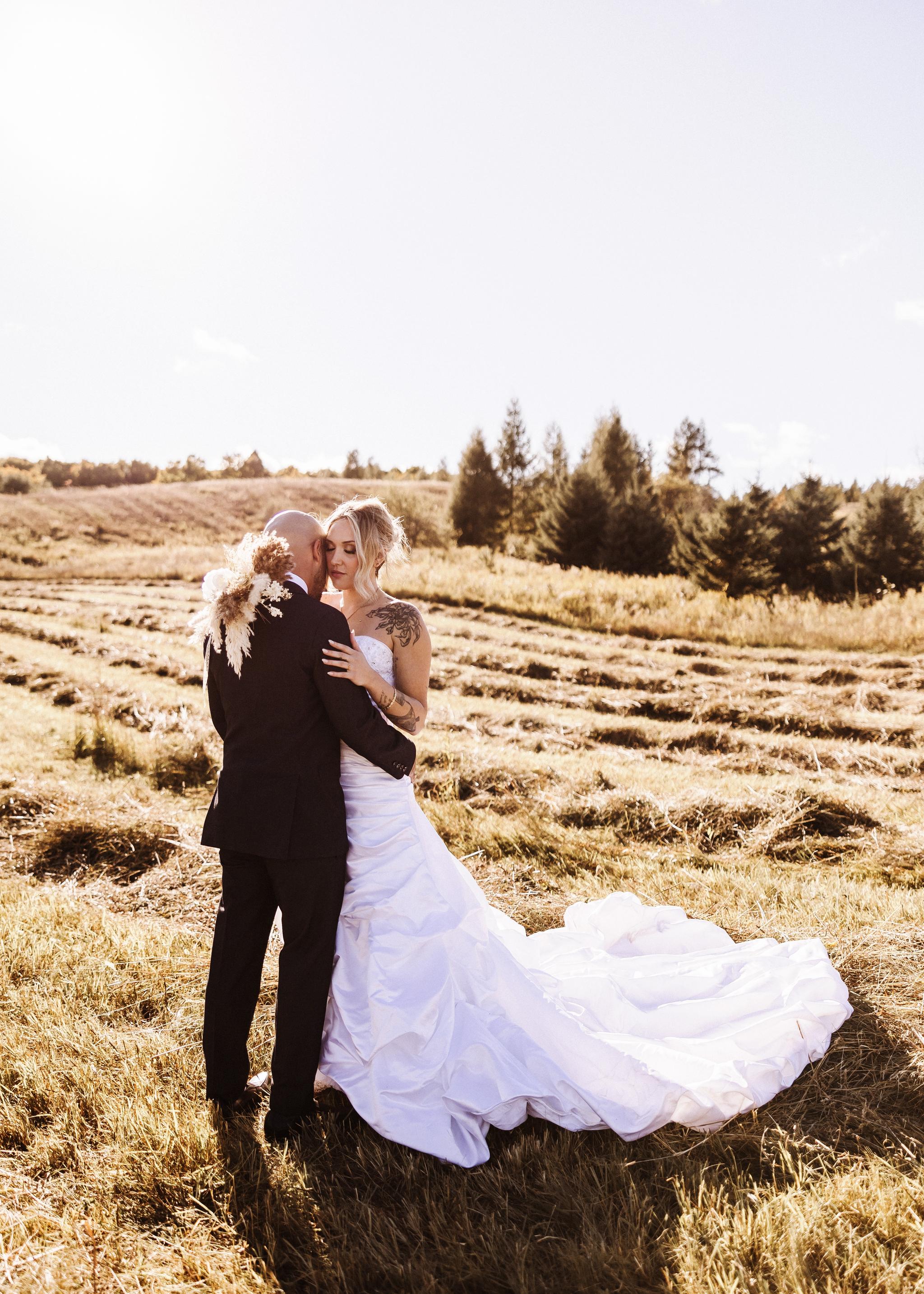 Poetic Wedding Day: A Journey through Fields of Love