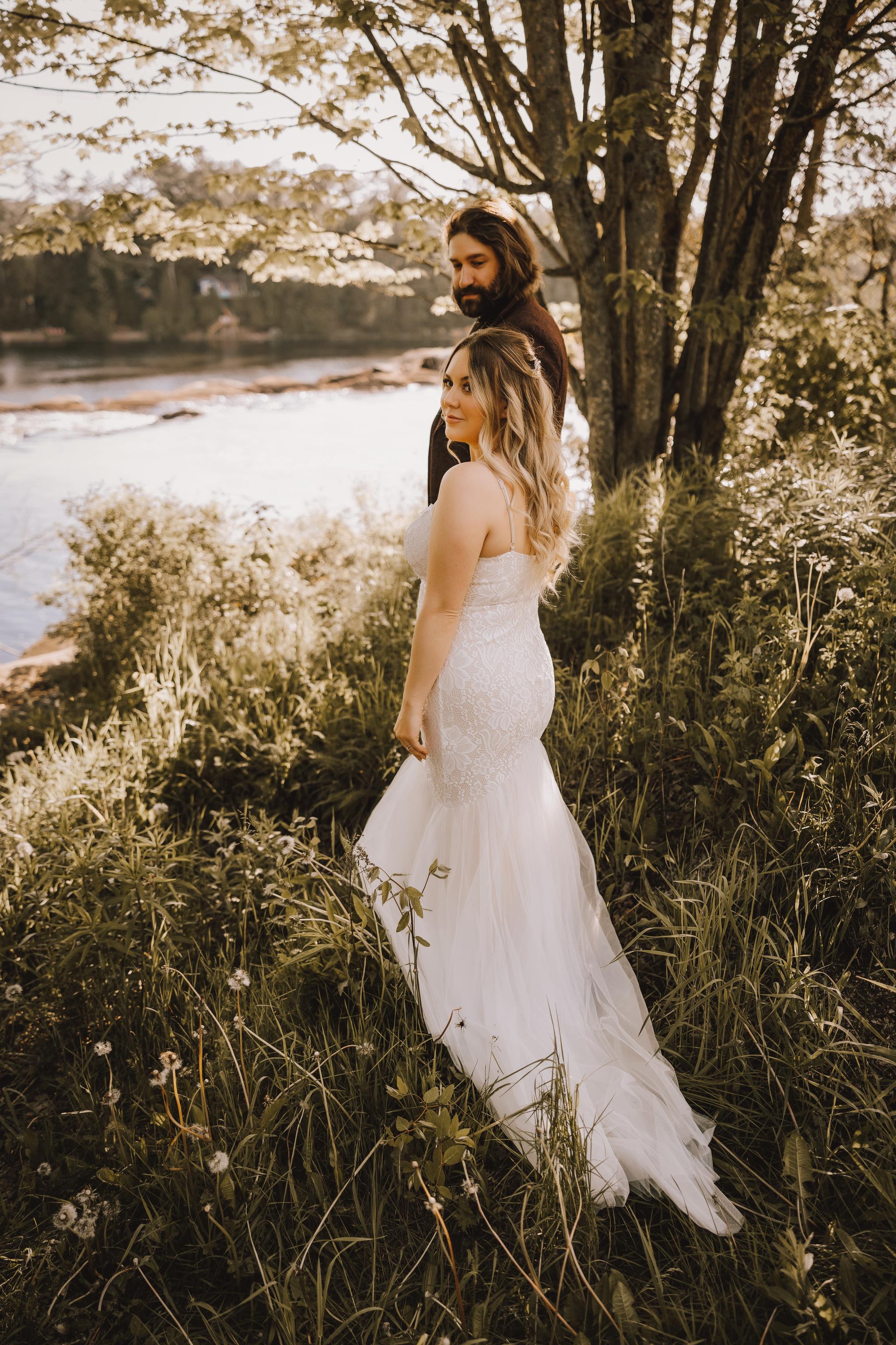 A Quiet, Romantic Forest Elopement in Muskoka, Ontario