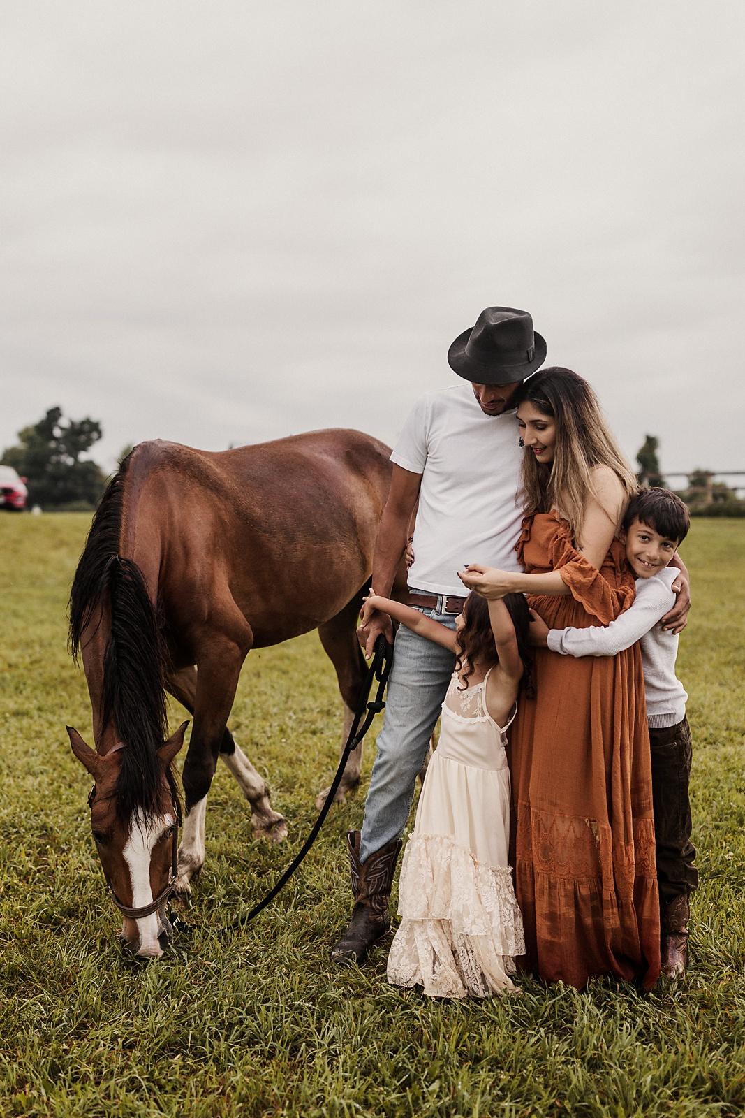 Farmhouse Family Session at The Green Acres | Hamilton + Burlington Family Photographer