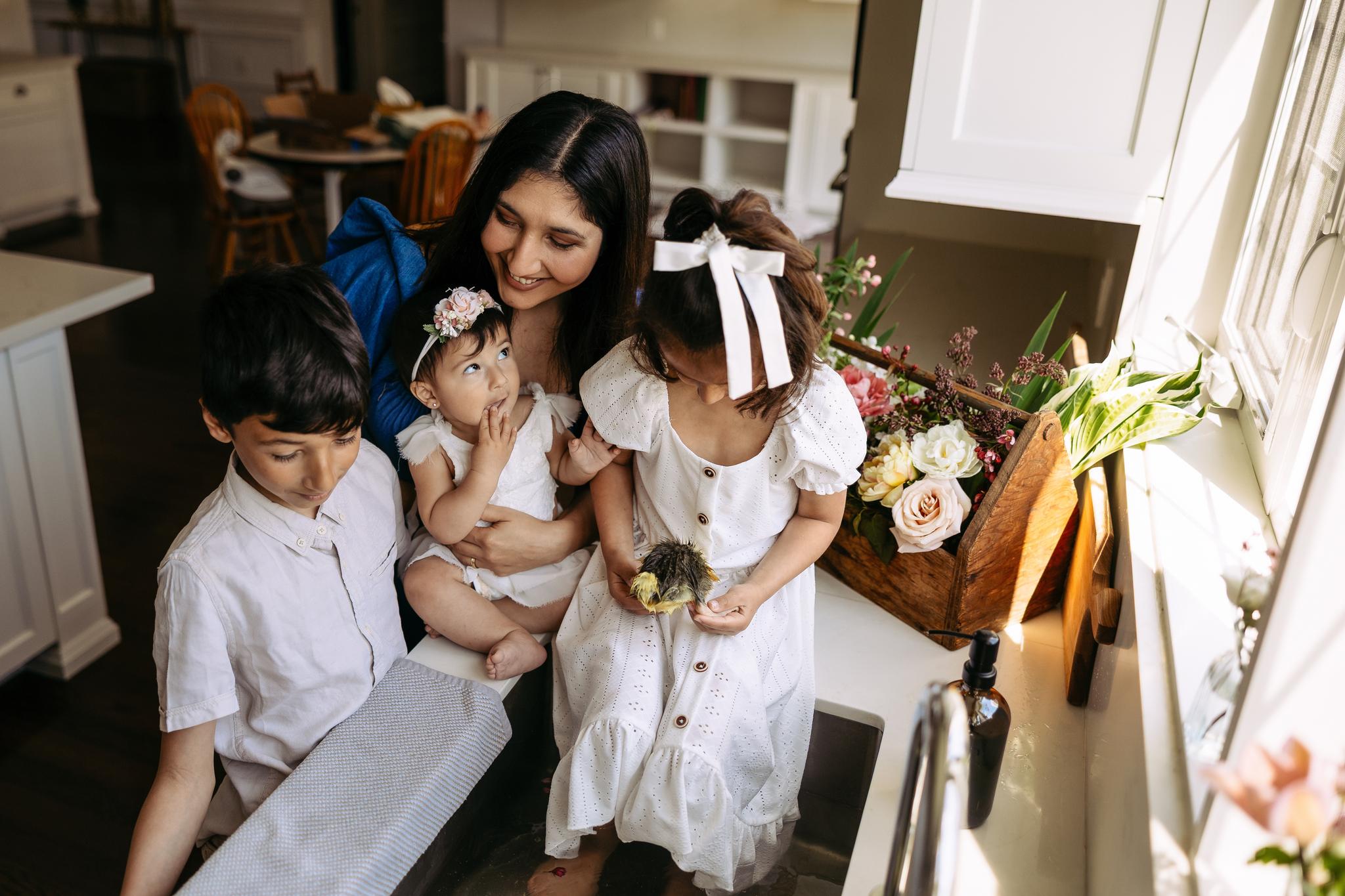 Capturing the Magic of In-Home Family Sessions at The Green Acres: A Sneak Peek Into the Joy
